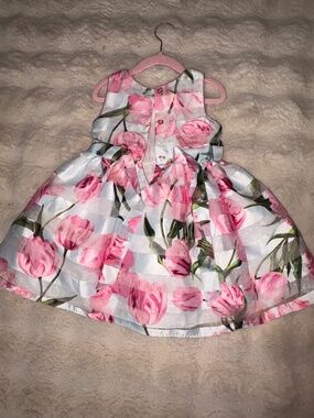 Girls tulip Easter dress